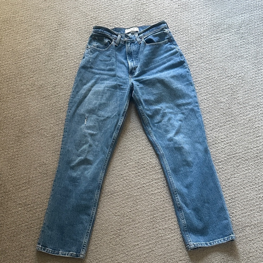 Abercrombie & Fitch Light Blue Straight Leg Jeans